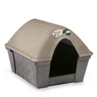 Kućica za pse Happy Kennel 82x68x62cm golubije siva/siva